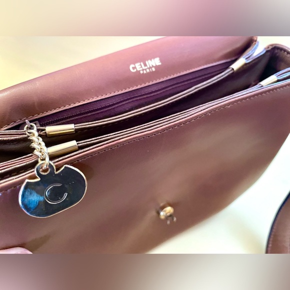 Vintage Celine Triomphe Leather in Natural Brown - Picture 9 of 11